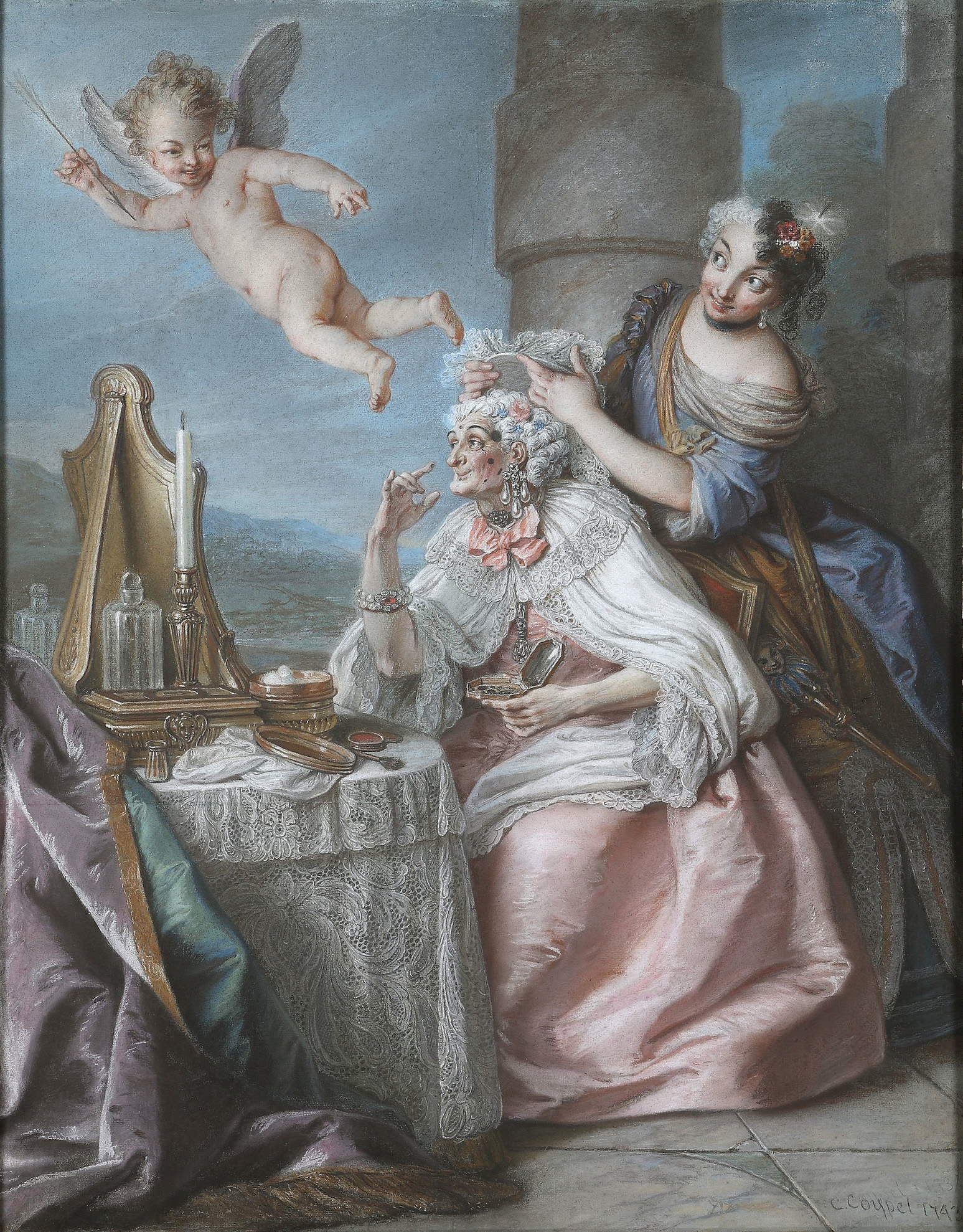 Folly Embellishing Old Age with the Adornments of Youth



